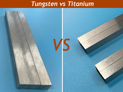 Titanio versus tungsteno: el enfrentamiento definitivo entre metales