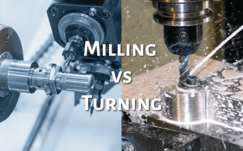 Torneado CNC vs. Fresado: una guía completa