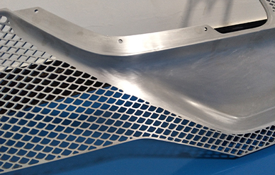 Parachoques de aluminio mecanizado CNC de alta precisión 6