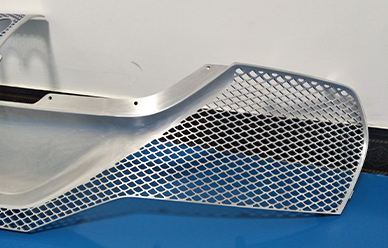 Parachoques de aluminio de alta precisión de mecanizado CNC 6