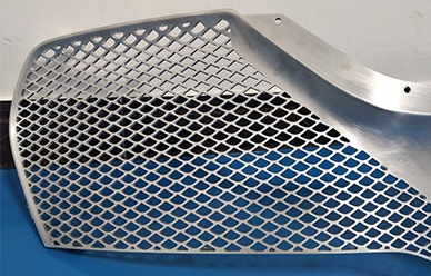 Parachoques de aluminio de alta precisión de fresado CNC 6